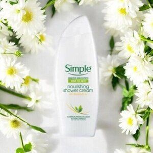 Simple Kind to Skin Nourishing Shower Cream With Chamomile Oil, 8.45 Fl oz